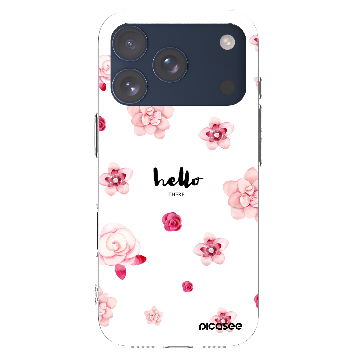 Picasee silikonski prozorni ovitek za Apple iPhone 17 Pro - Hello there