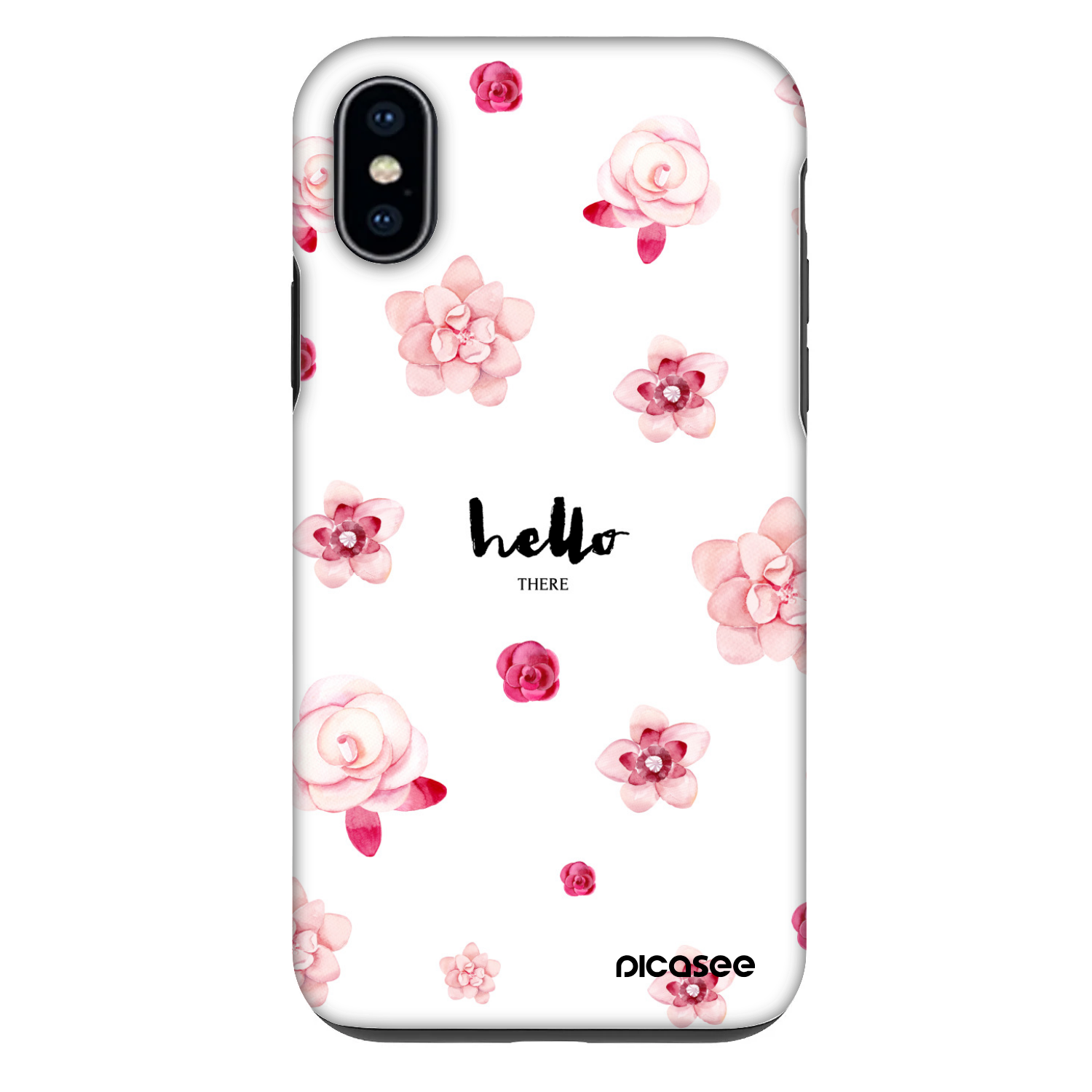 Picasee Fashion Case za Apple iPhone X/XS - Hello there