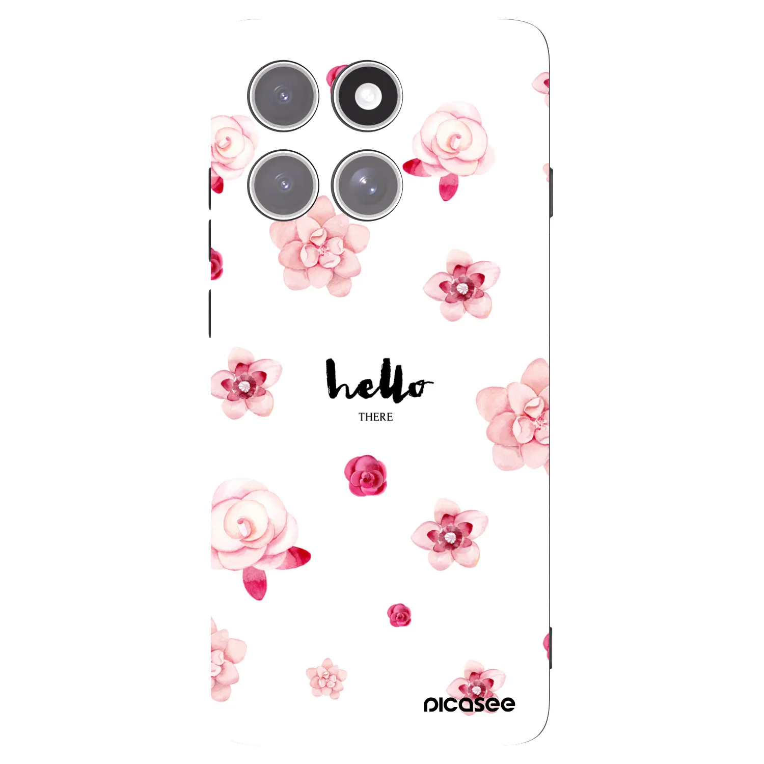 Picasee silikonski črni ovitek za Motorola Edge 60 Pro - Hello there