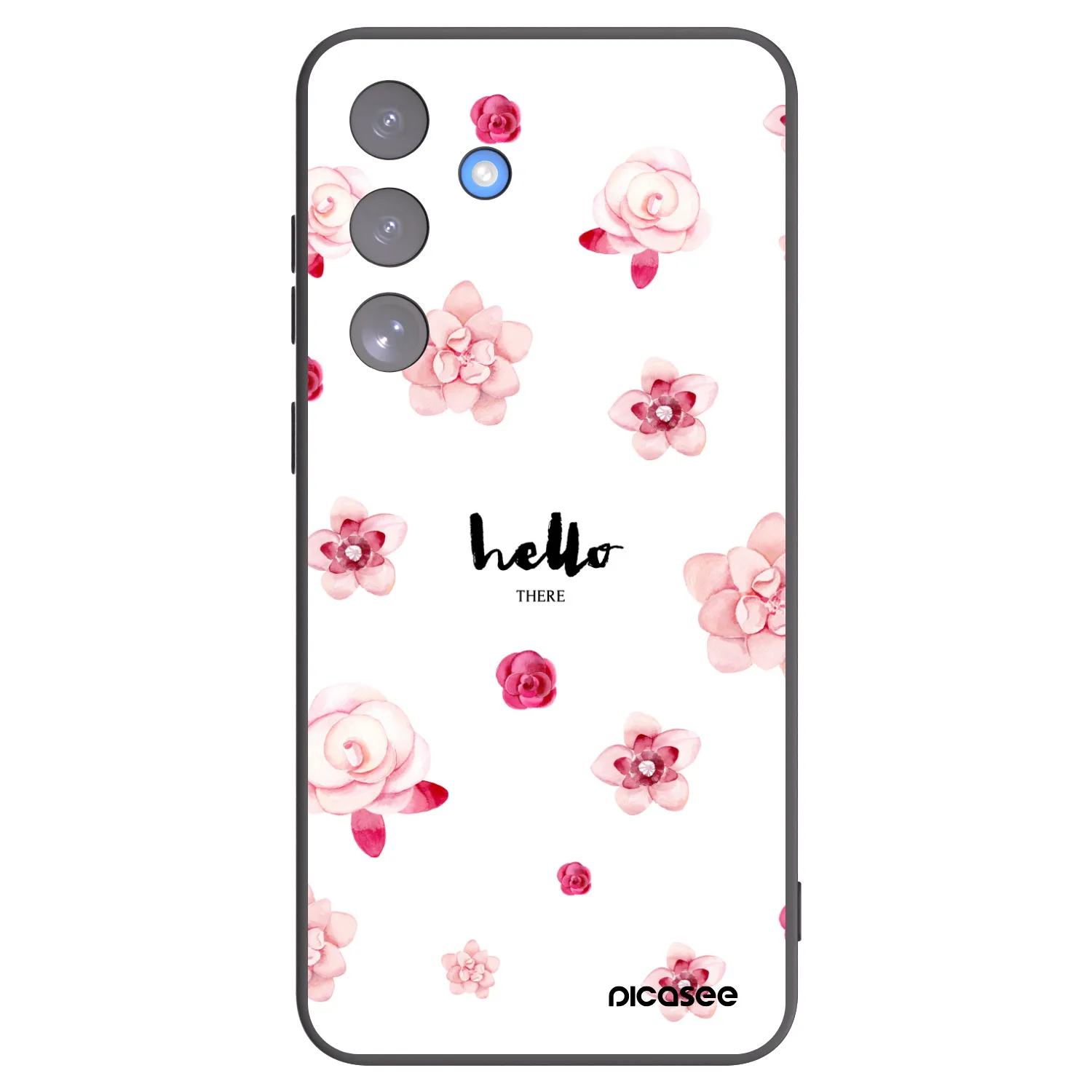 Picasee silikonski črni ovitek za Samsung Galaxy S25 FE 5G - Hello there