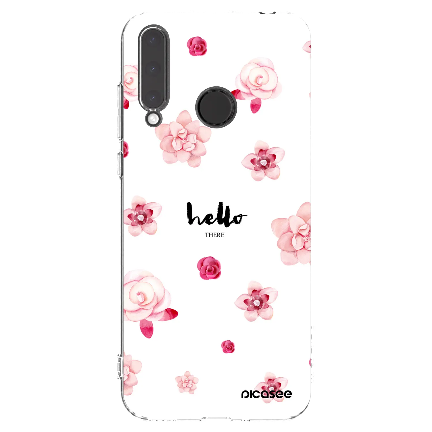 Picasee silikonski prozorni ovitek za Honor 20 Lite - Hello there