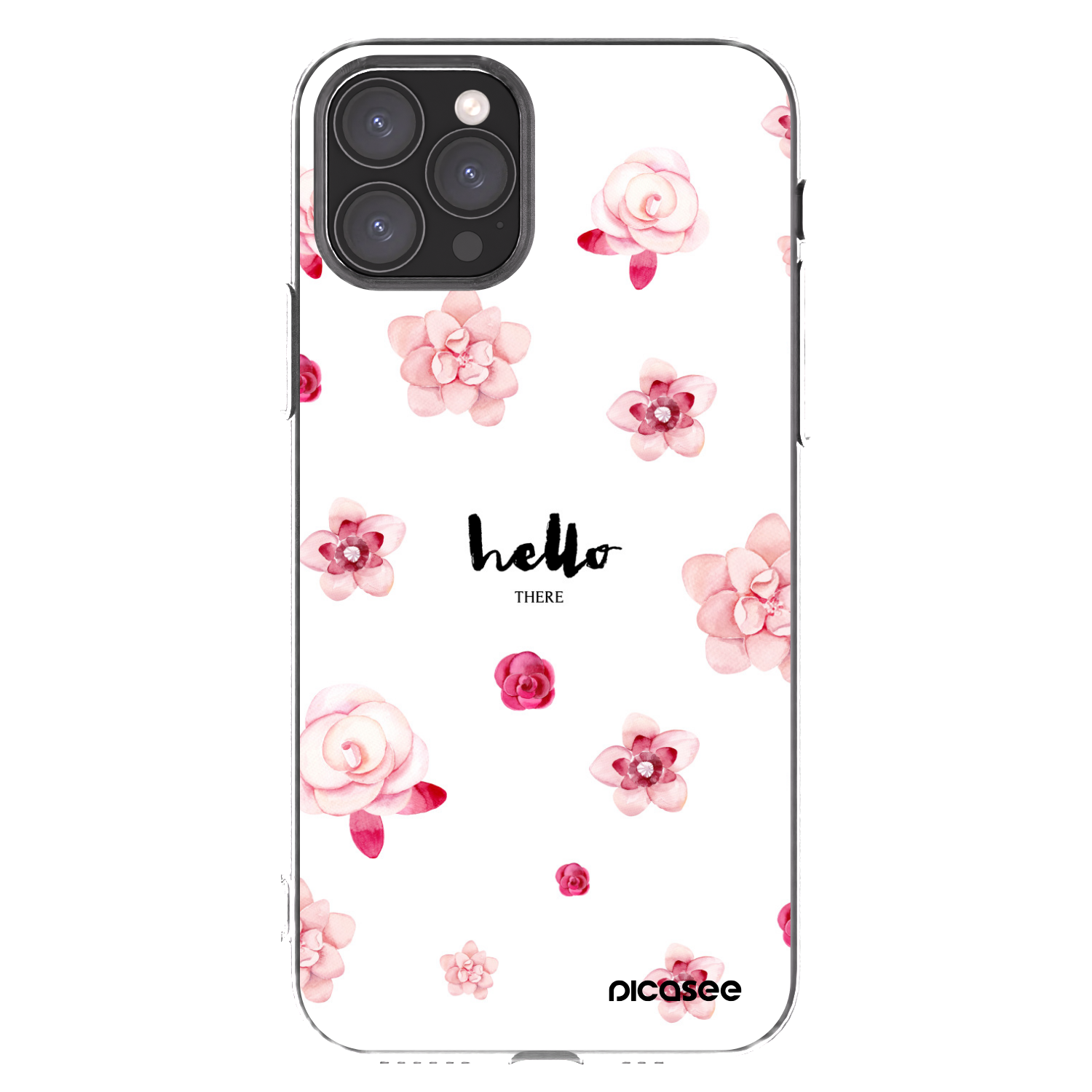 Picasee silikonski prozorni ovitek za Apple iPhone 11 Pro - Hello there