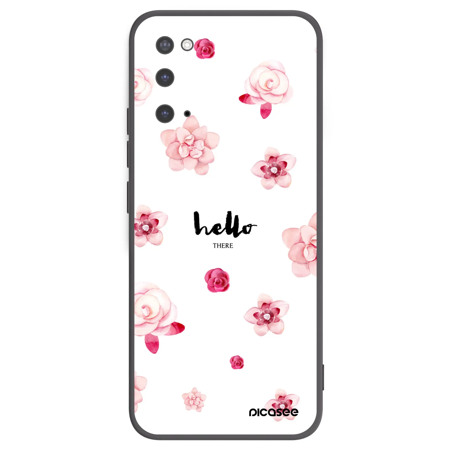 Picasee silikonski črni ovitek za Samsung Galaxy S20 G980F - Hello there