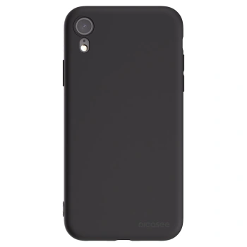 Picasee silikonski črni ovitek za Apple iPhone XR - Clear