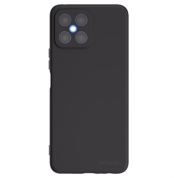 Picasee silikonski črni ovitek za Honor X8 4G - Clear