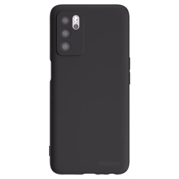 Picasee silikonski črni ovitek za OPPO A16s - Clear