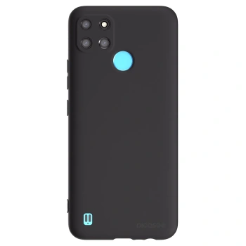 Picasee silikonski črni ovitek za Realme C21Y - Clear