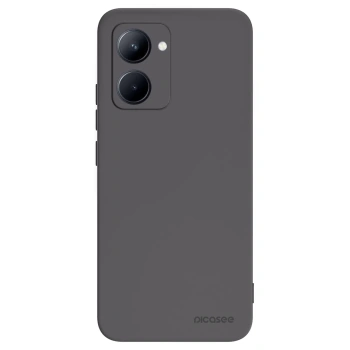 Picasee silikonski črni ovitek za Realme C33 (2023) - Clear