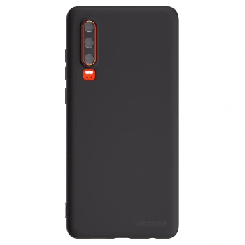 Picasee silikonski črni ovitek za Huawei P30 - Clear