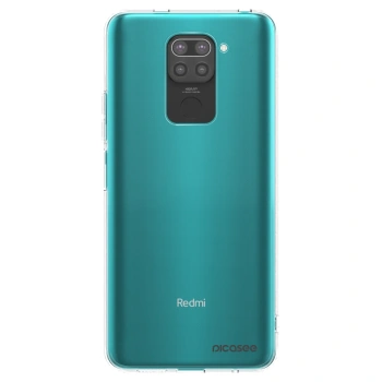 Picasee silikonski črni ovitek za Xiaomi Redmi Note 9 - Clear