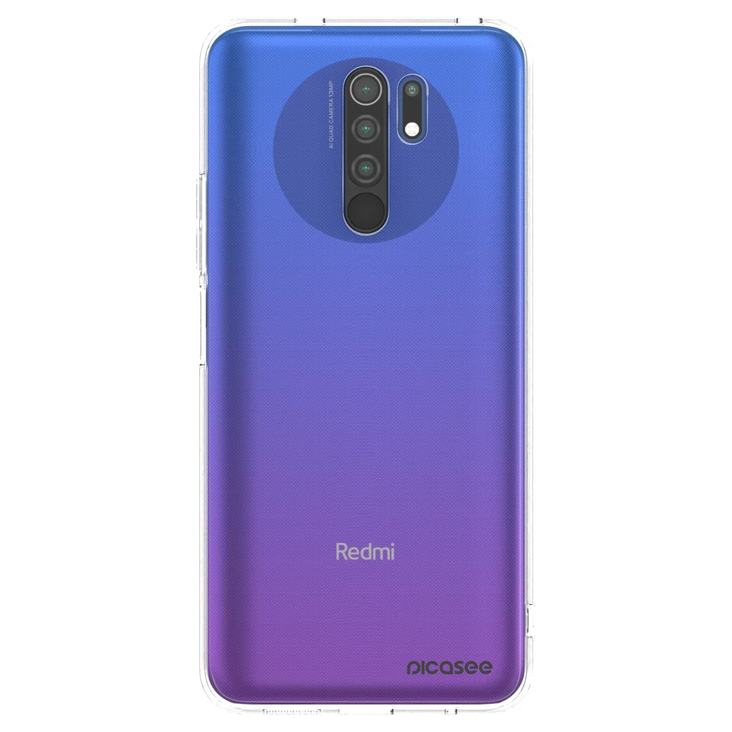 Picasee silikonski prozorni ovitek za Xiaomi Redmi 9 - Clear