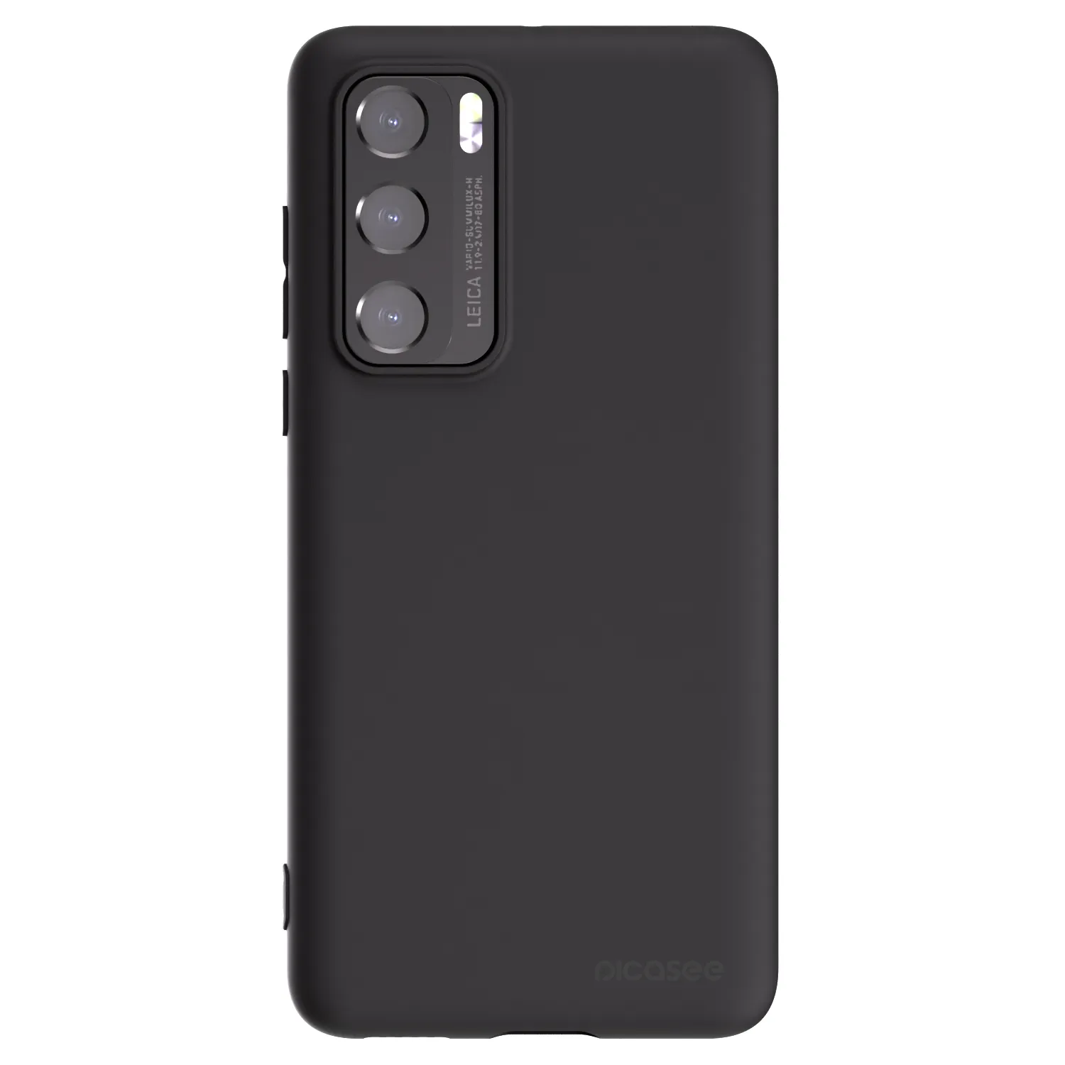 Picasee silikonski črni ovitek za Huawei P40 - Clear