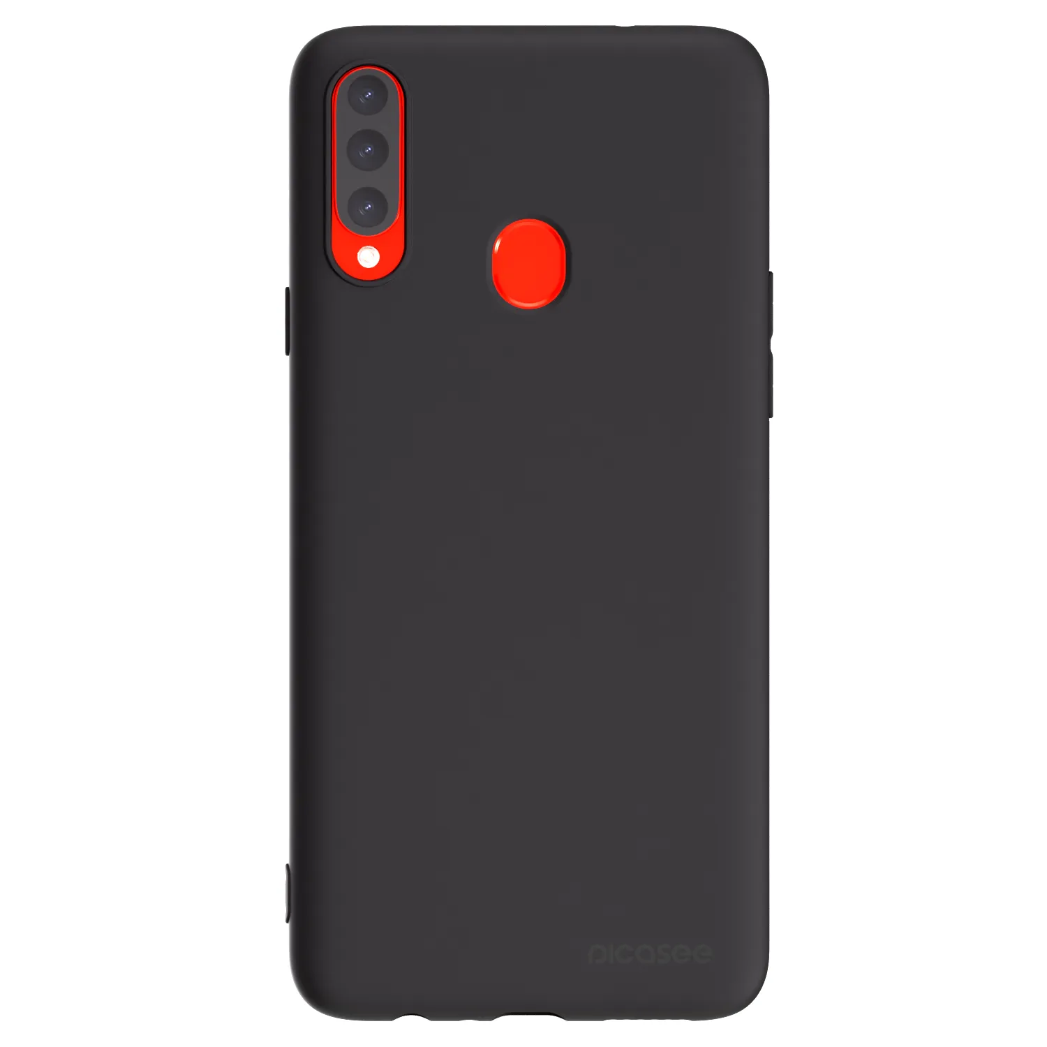 Picasee silikonski črni ovitek za Samsung Galaxy A20s - Clear