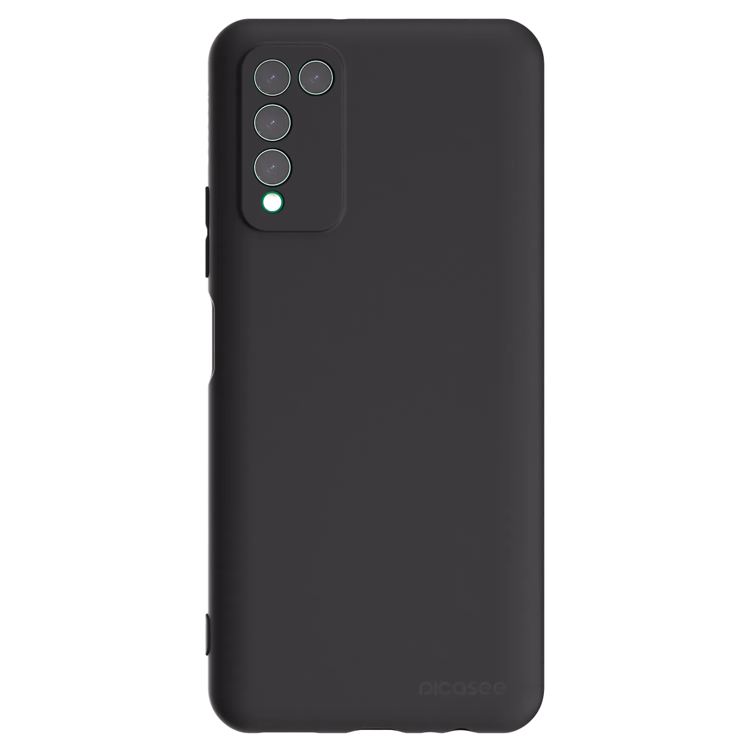 Picasee silikonski črni ovitek za Honor 10X Lite - Clear