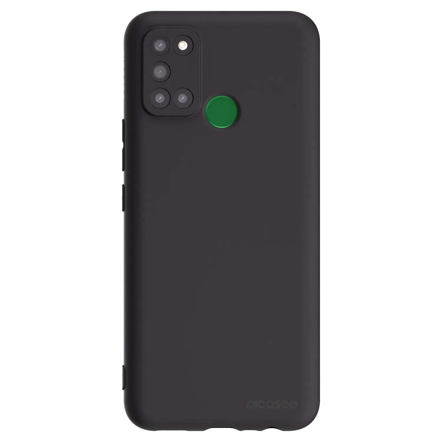 Picasee silikonski črni ovitek za Realme 7i - Clear