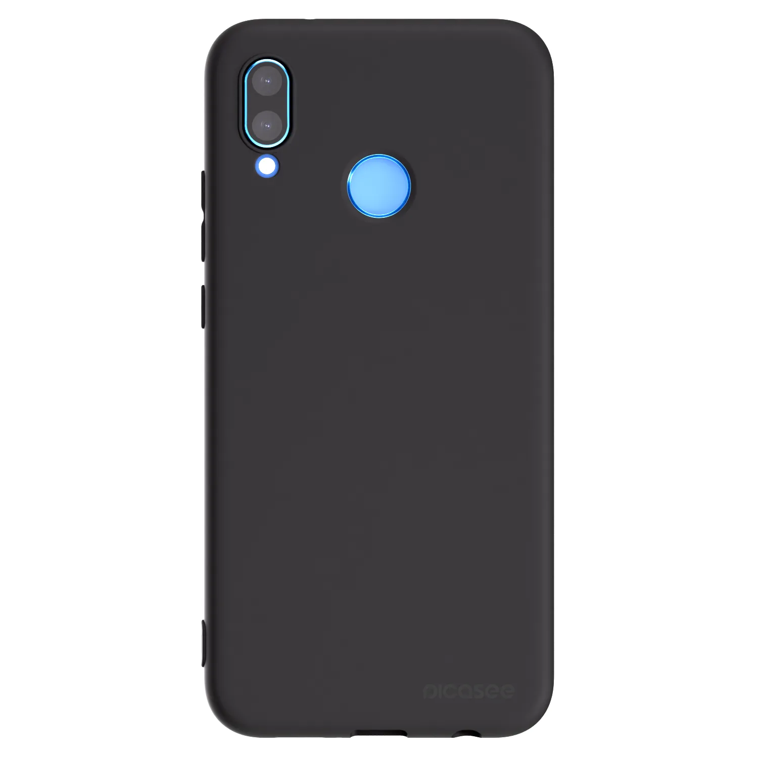 Picasee silikonski črni ovitek za Huawei P20 Lite - Clear