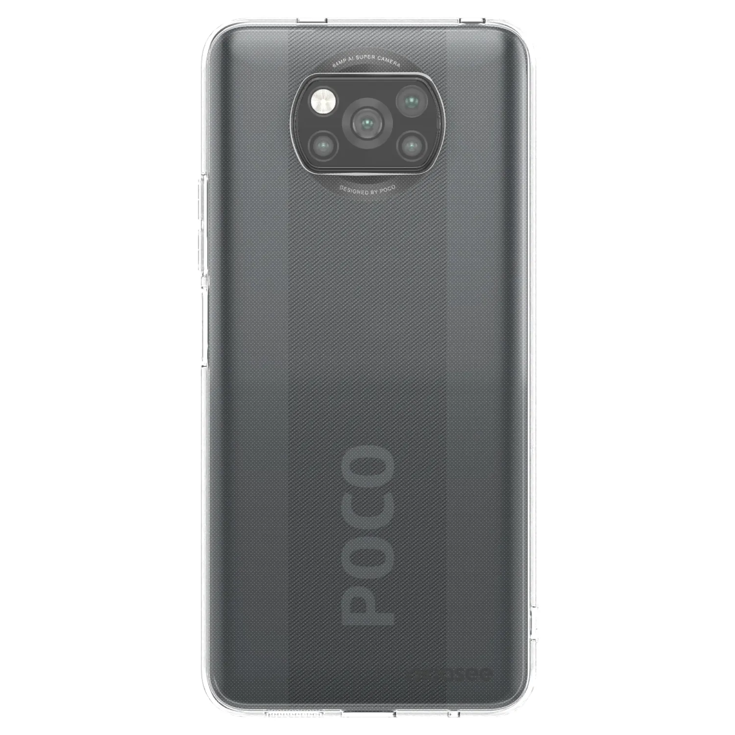 Picasee silikonski črni ovitek za Xiaomi Poco X3 Pro - Clear