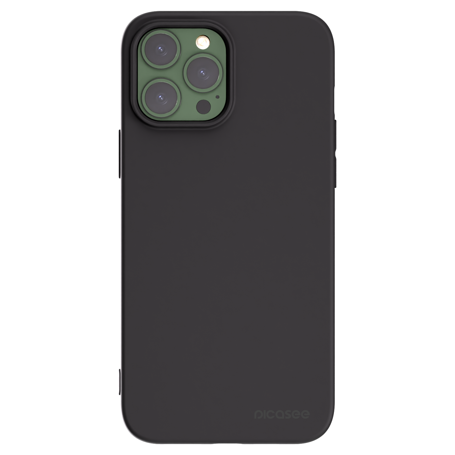 Picasee silikonski črni ovitek za Apple iPhone 13 Pro Max - Clear