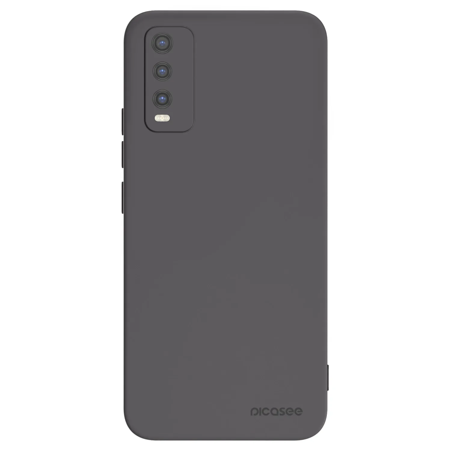 Picasee silikonski črni ovitek za Vivo Y20s - Clear