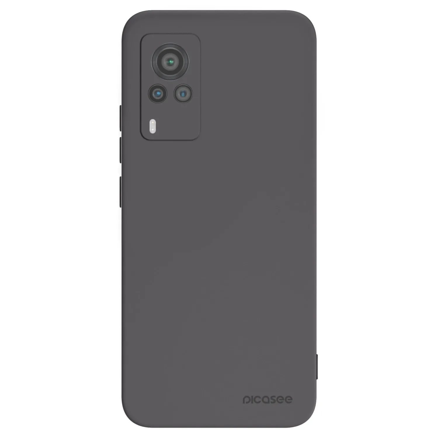 Picasee silikonski črni ovitek za Vivo X60 Pro 5G - Clear