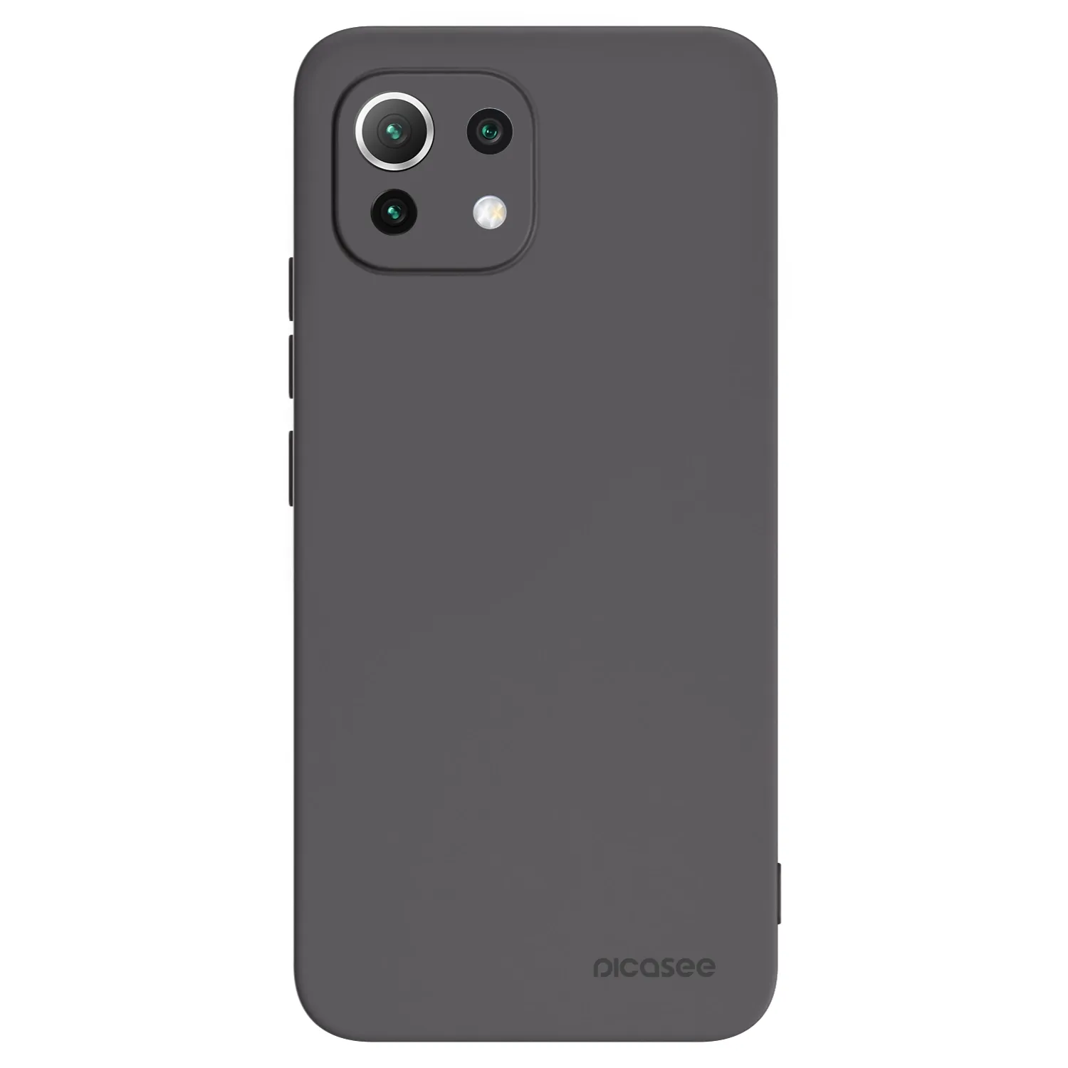 Picasee silikonski črni ovitek za Xiaomi 11 Lite 5G NE - Clear
