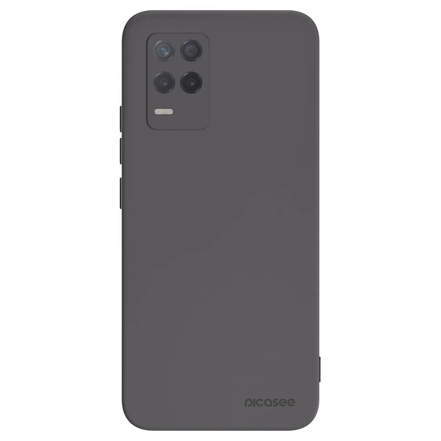 Picasee silikonski črni ovitek za Realme 8 5G - Clear