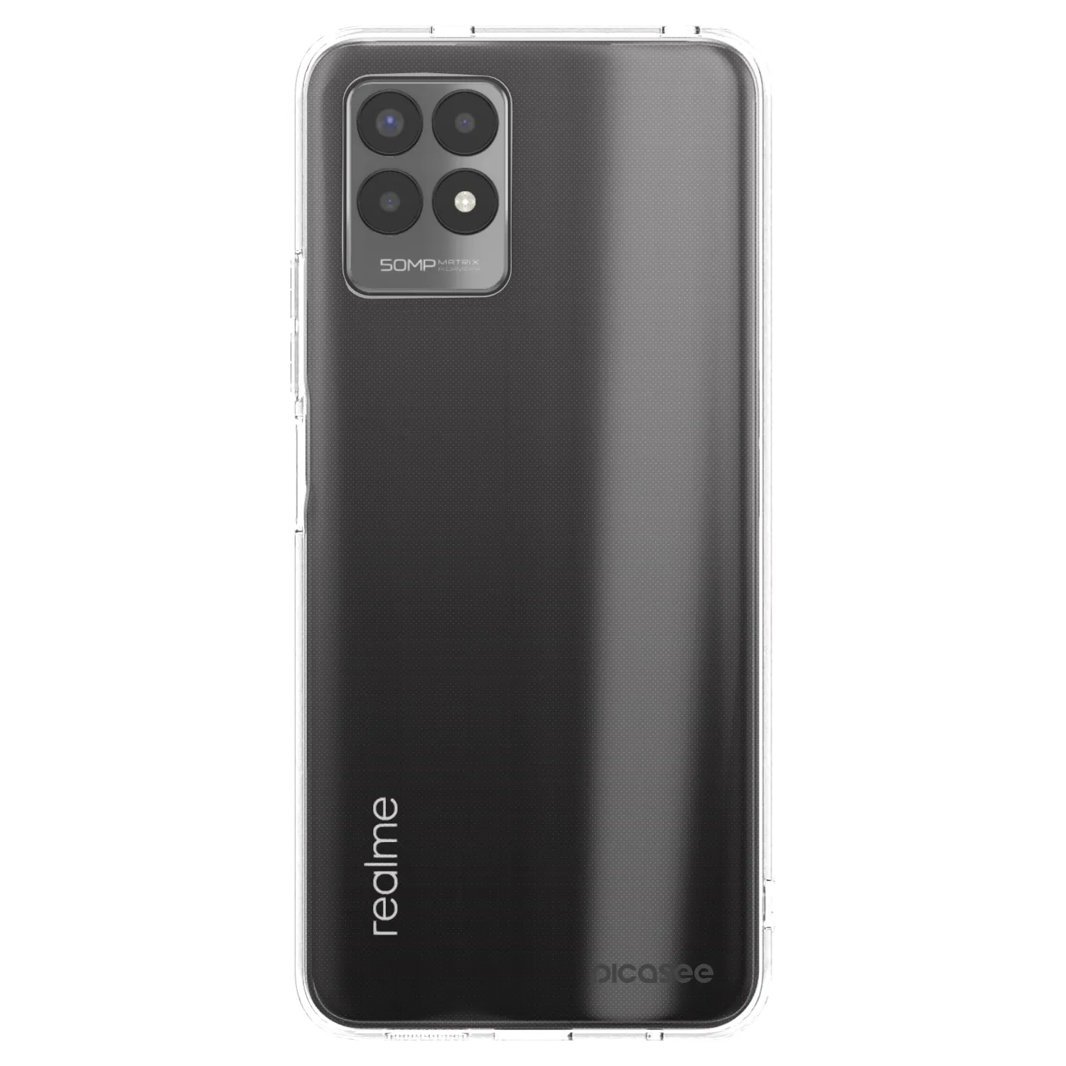 Picasee silikonski prozorni ovitek za Realme 8i - Clear