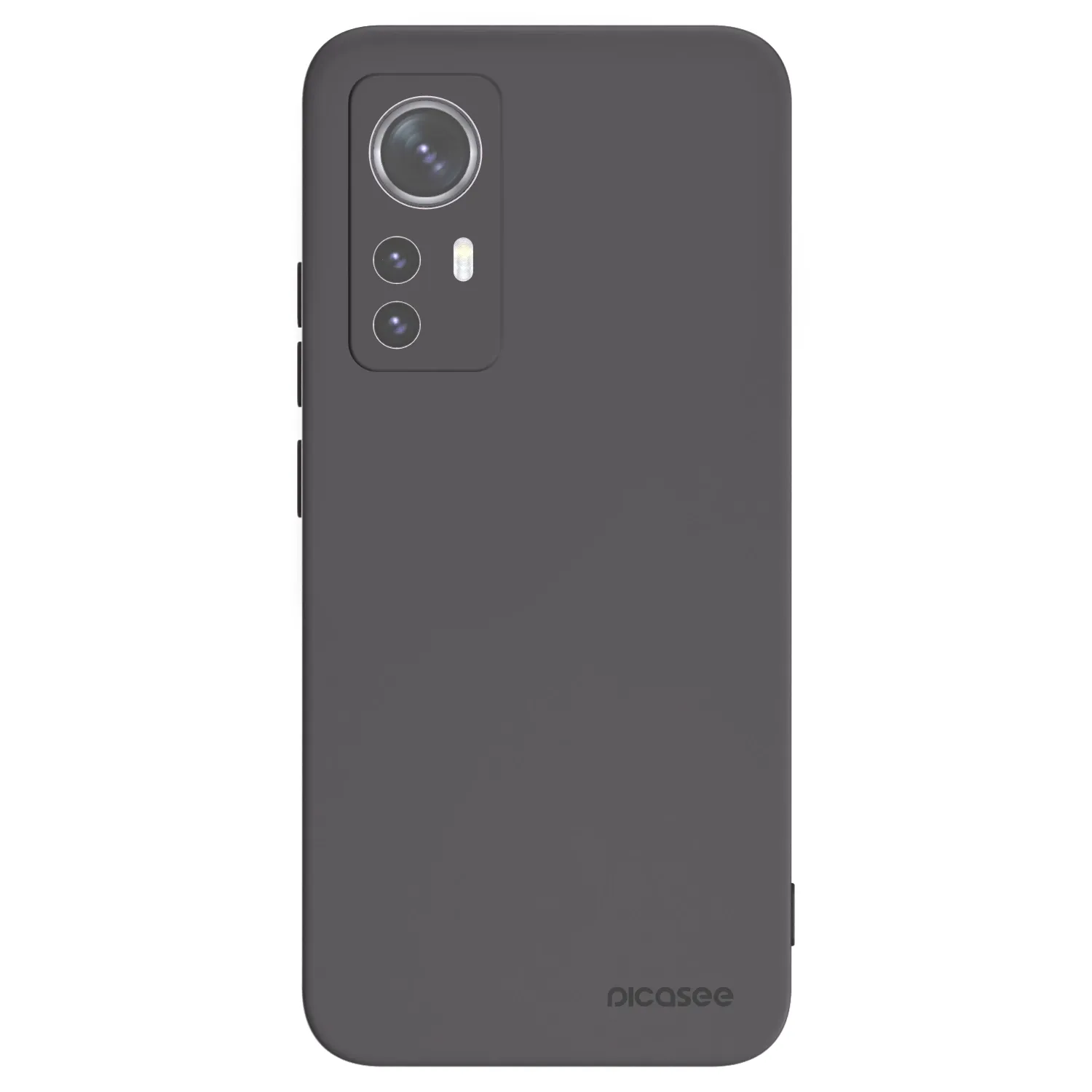 Picasee silikonski črni ovitek za Xiaomi 12 - Clear