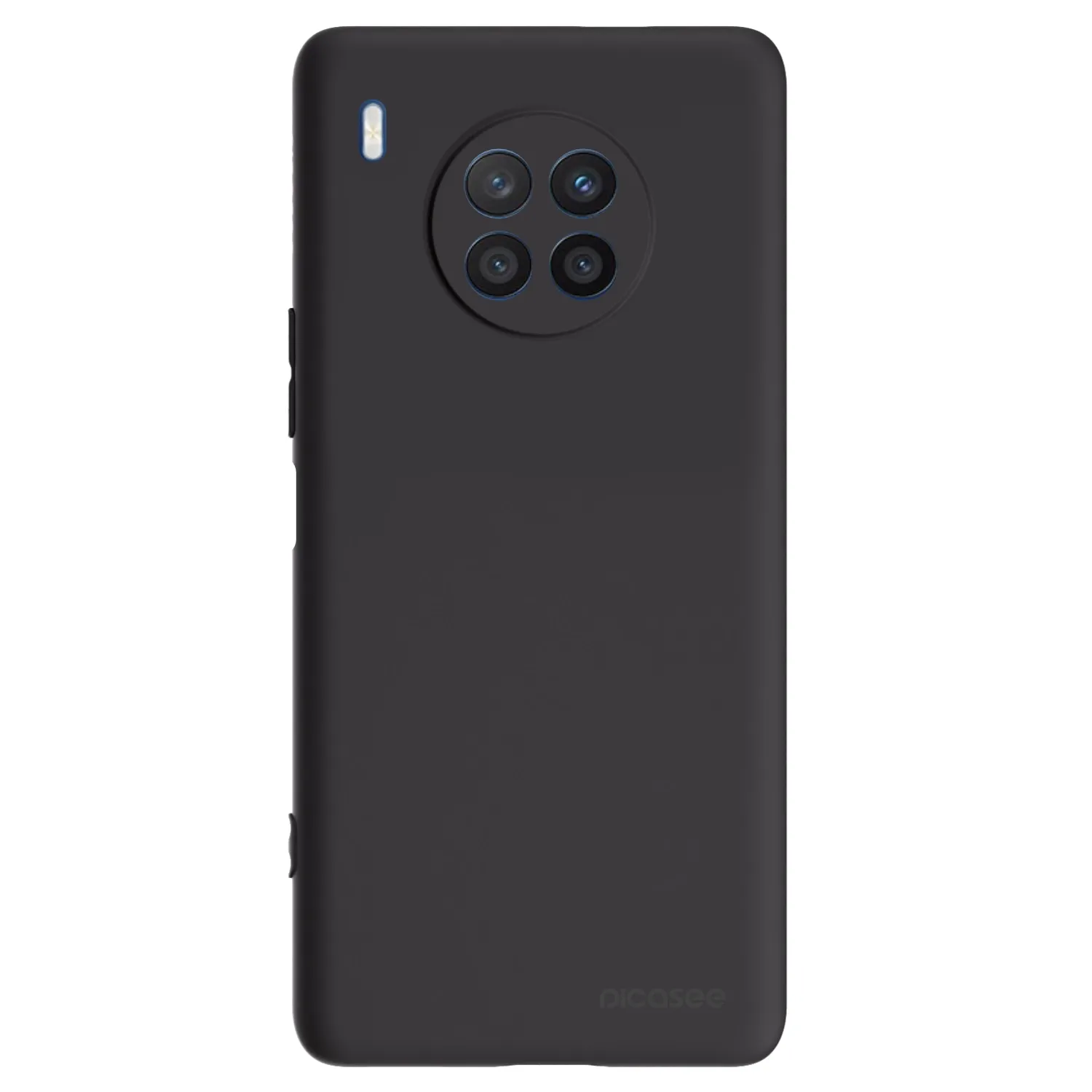 Picasee silikonski črni ovitek za Honor 50 Lite - Clear