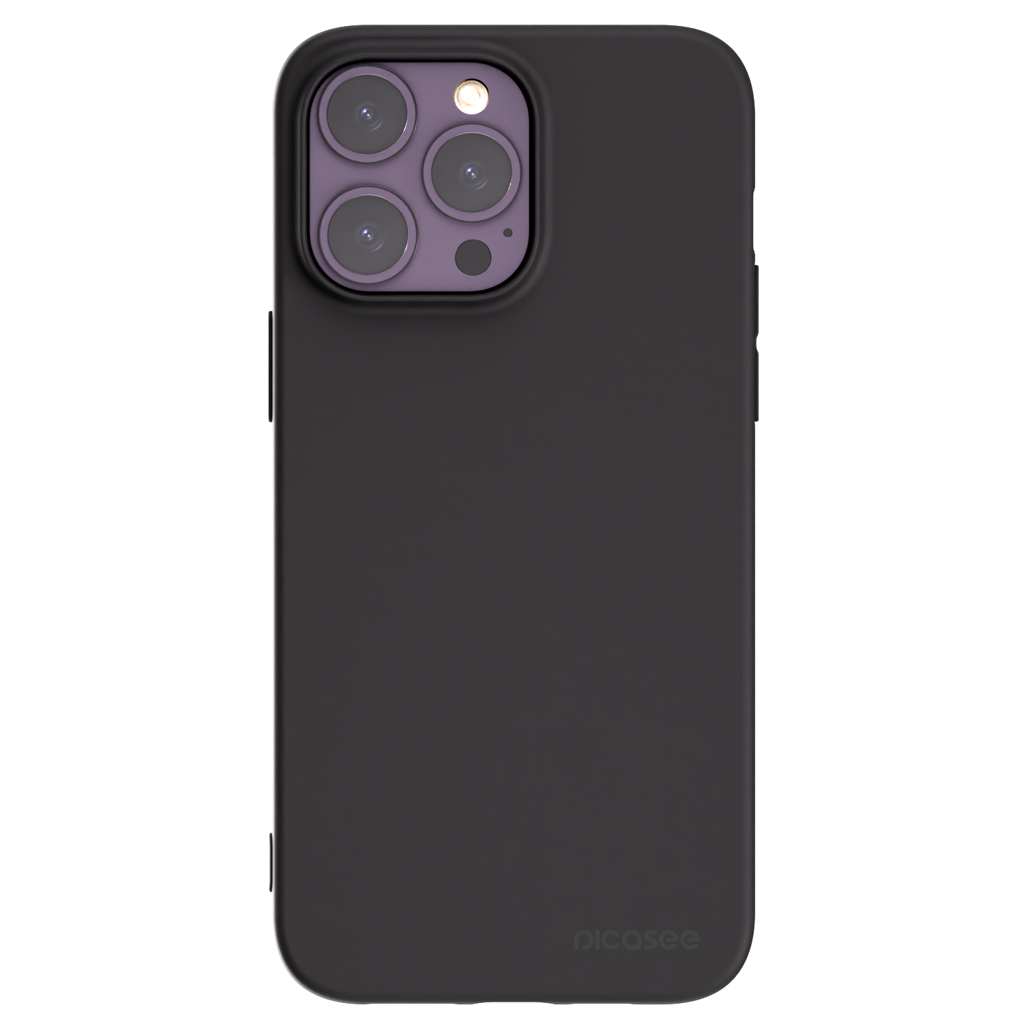 Picasee silikonski črni ovitek za Apple iPhone 14 Pro Max - Clear