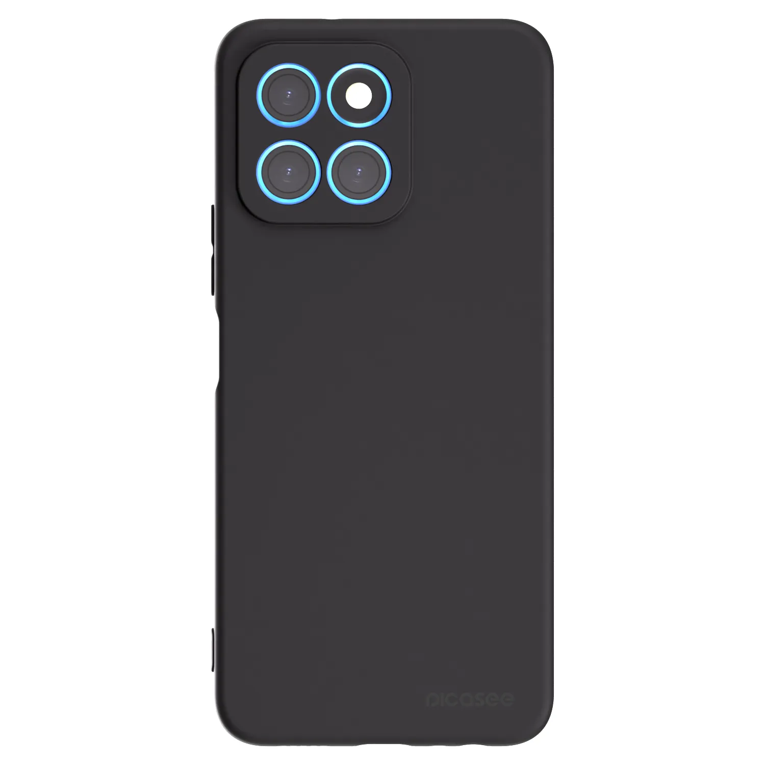 Picasee silikonski črni ovitek za Honor X6 - Clear