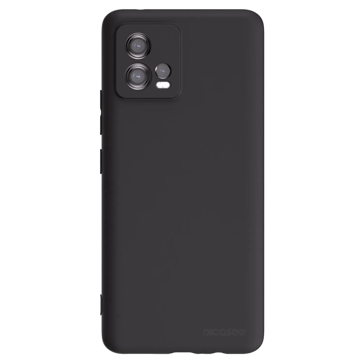 Picasee silikonski črni ovitek za Motorola Moto G72 - Clear