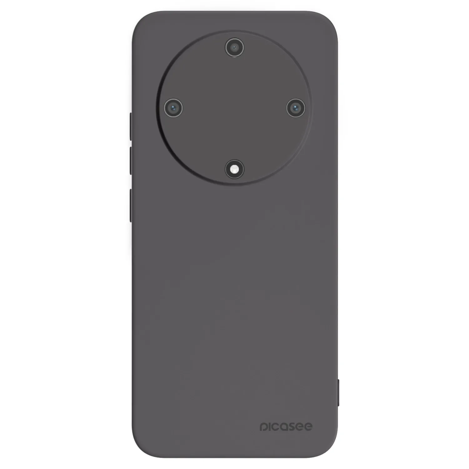 Picasee silikonski črni ovitek za Honor Magic5 Lite 5G - Clear