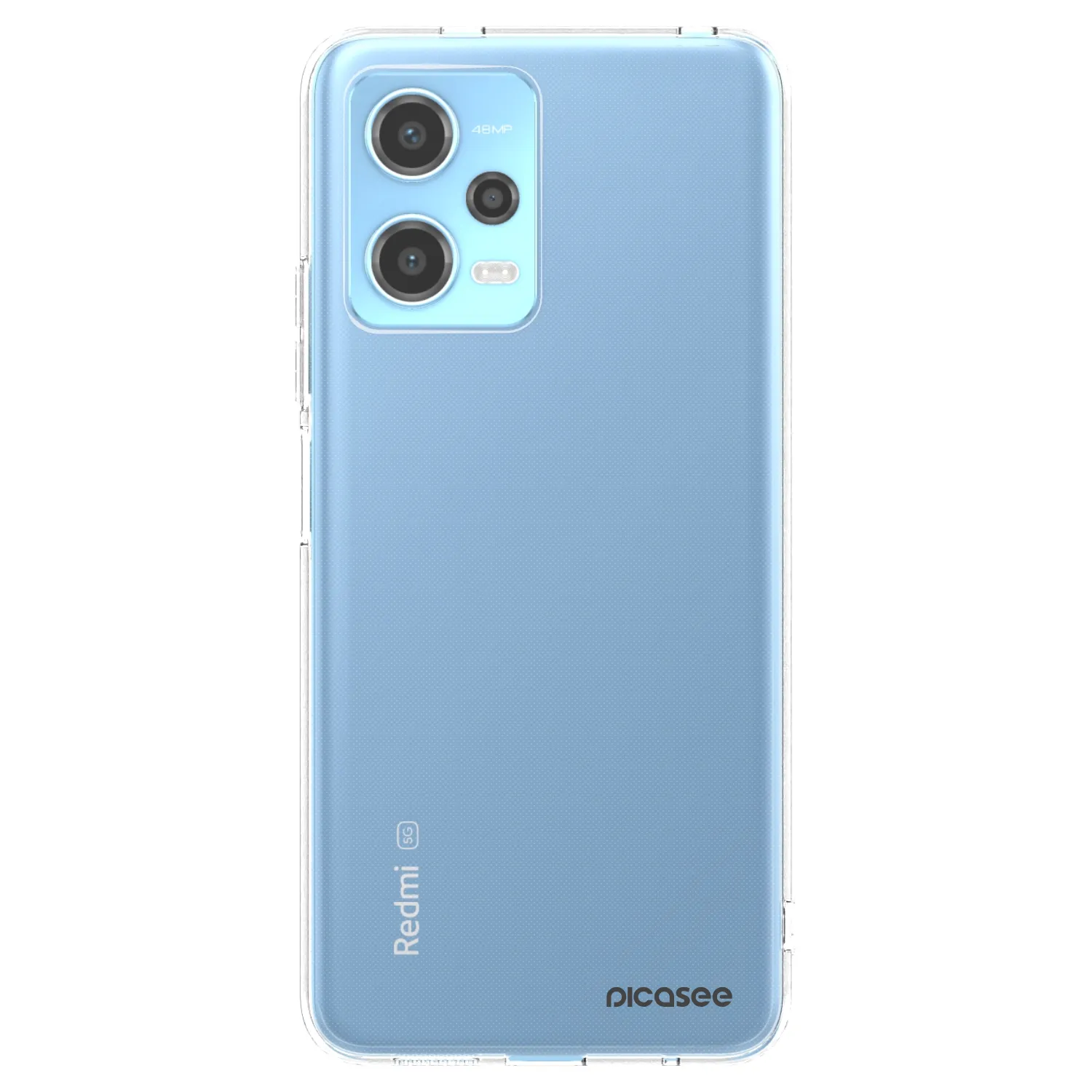 Picasee silikonski prozorni ovitek za Xiaomi Redmi Note 12 5G - Clear