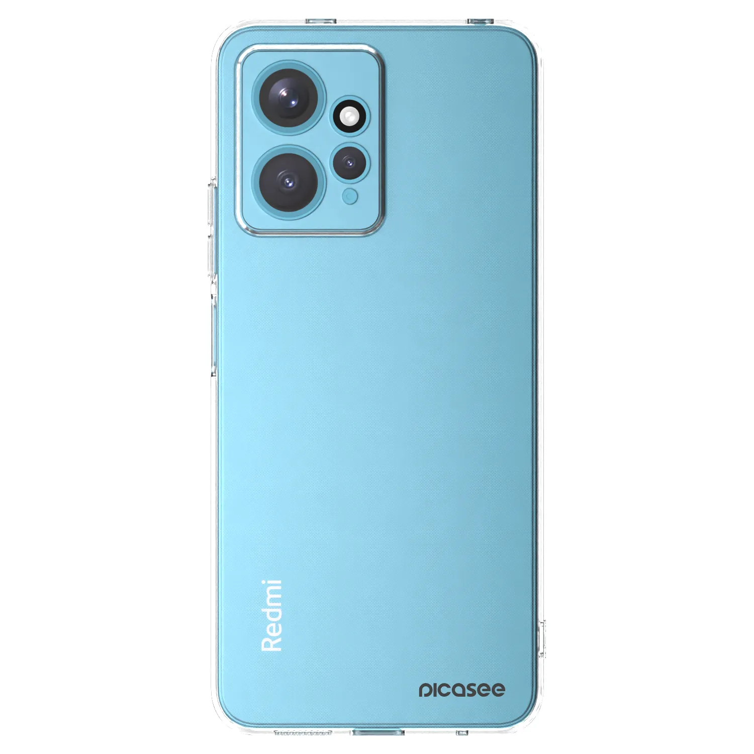 Picasee silikonski prozorni ovitek za Xiaomi Redmi Note 12 4G - Clear