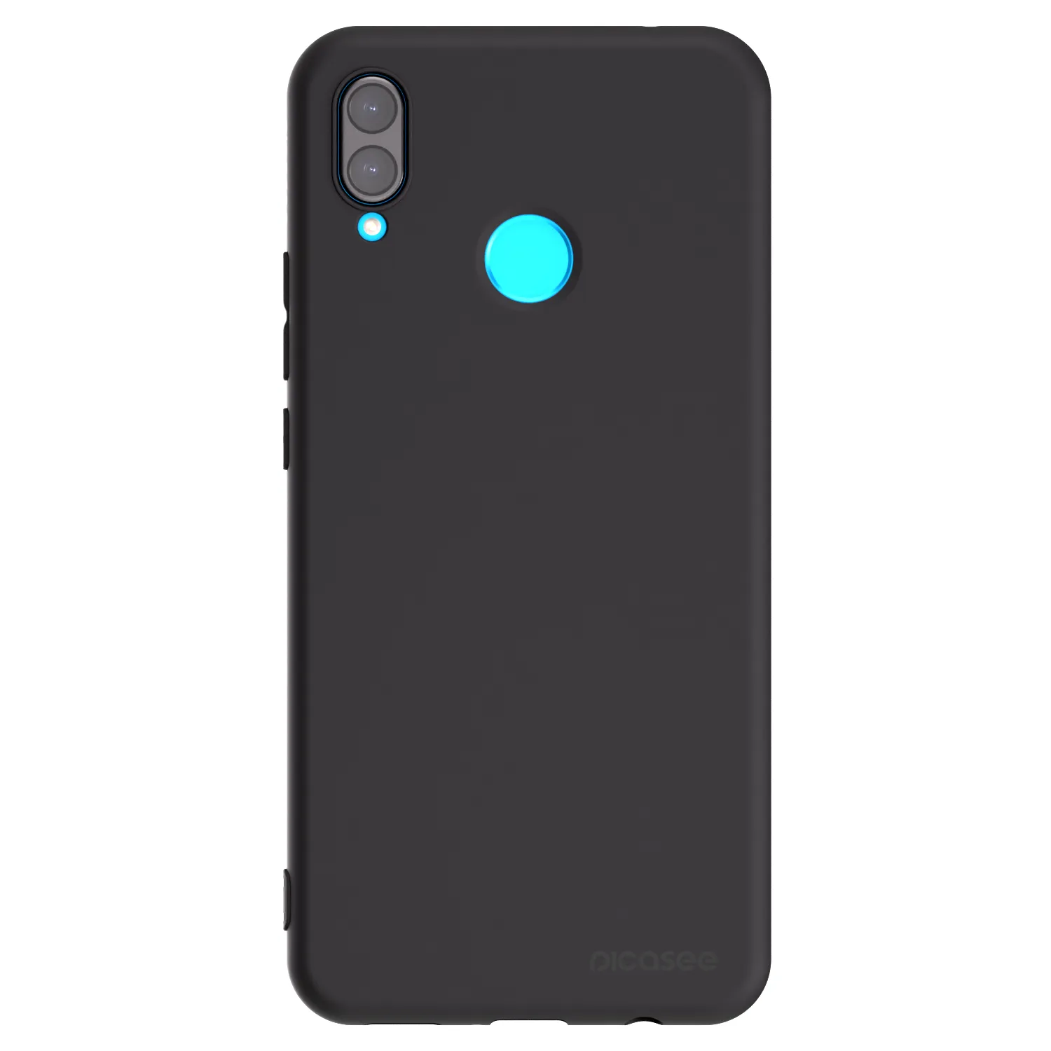 Picasee silikonski črni ovitek za Huawei Nova 3 - Clear