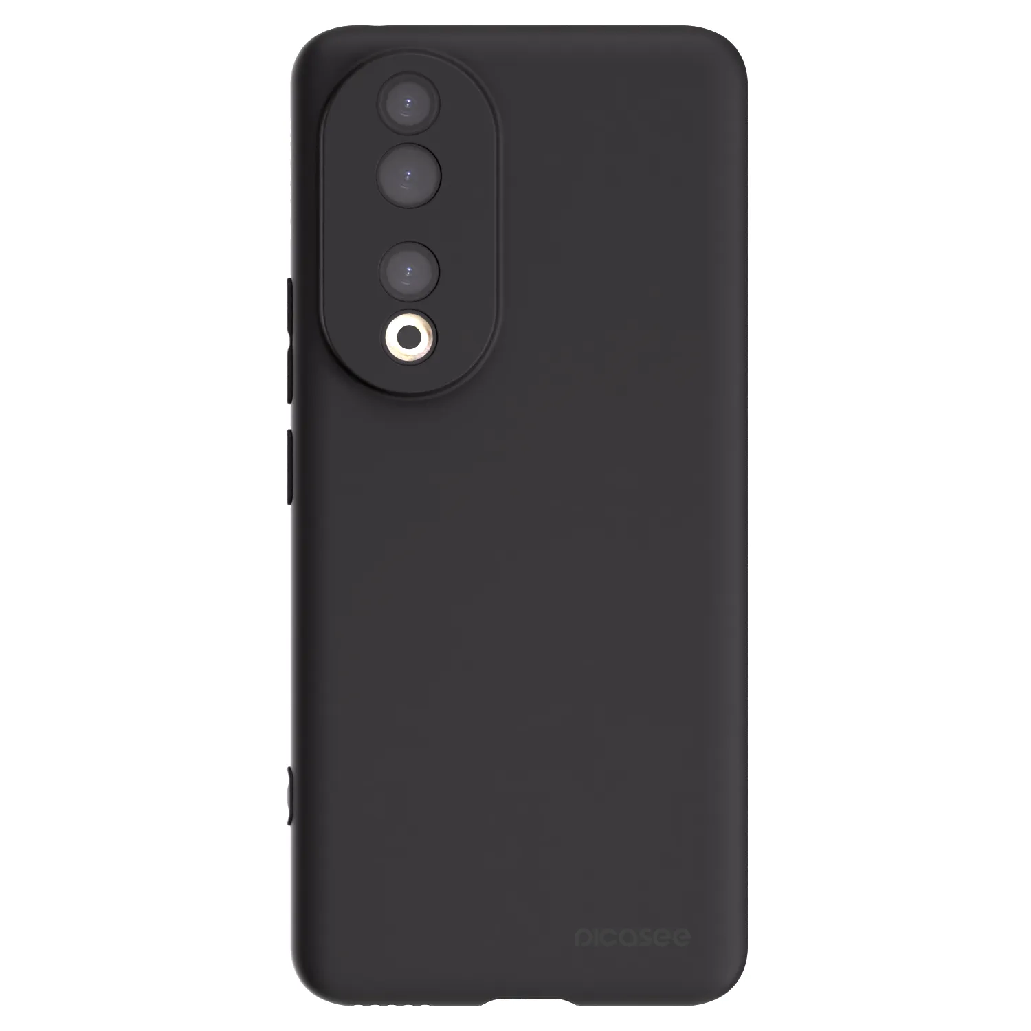 Picasee silikonski črni ovitek za Honor 90 5G - Clear