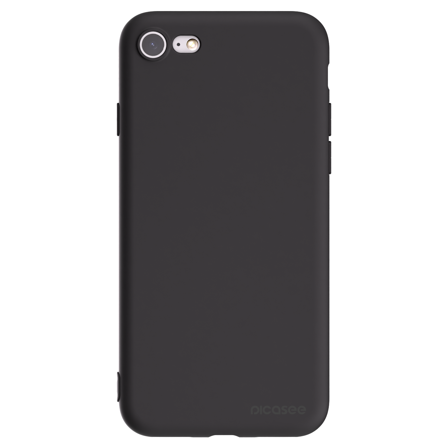 Picasee silikonski črni ovitek za Apple iPhone 7 - Clear