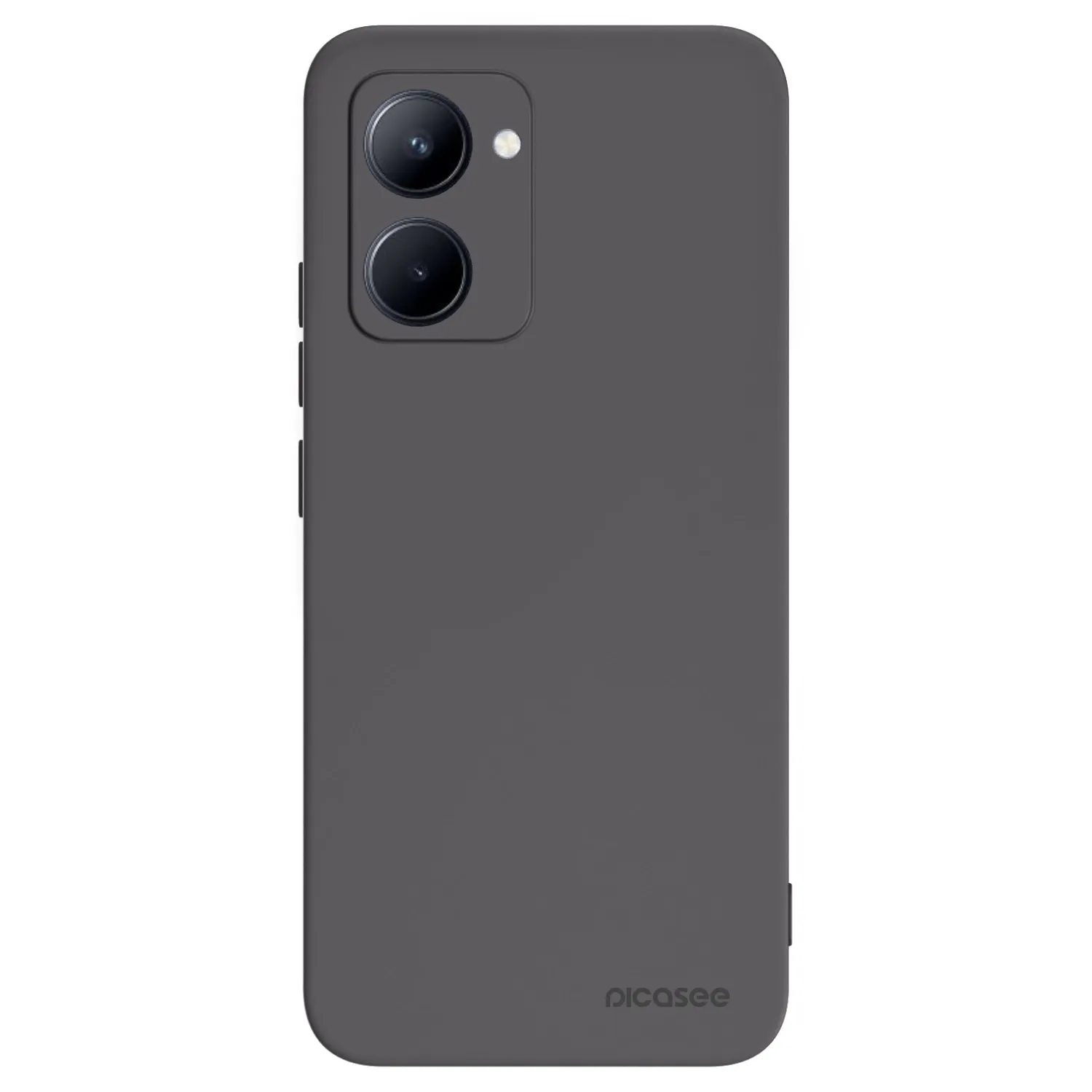 Picasee silikonski črni ovitek za Realme C33 (2023) - Clear