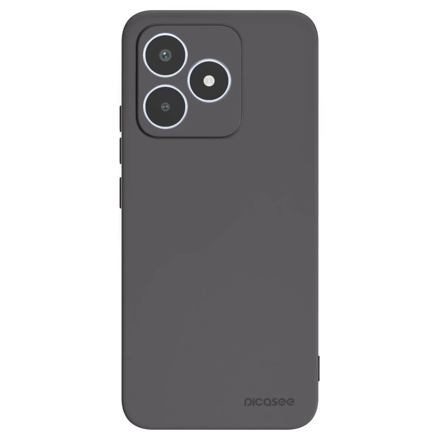 Picasee silikonski črni ovitek za Realme C53 - Clear