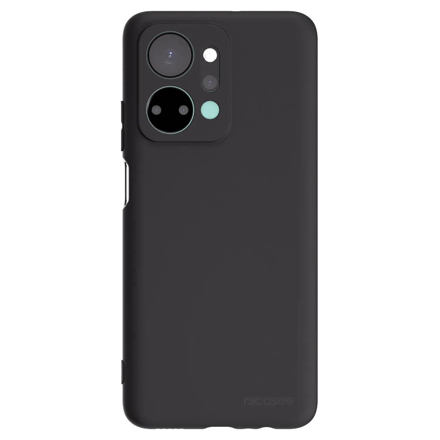 Picasee silikonski črni ovitek za Honor X7a - Clear