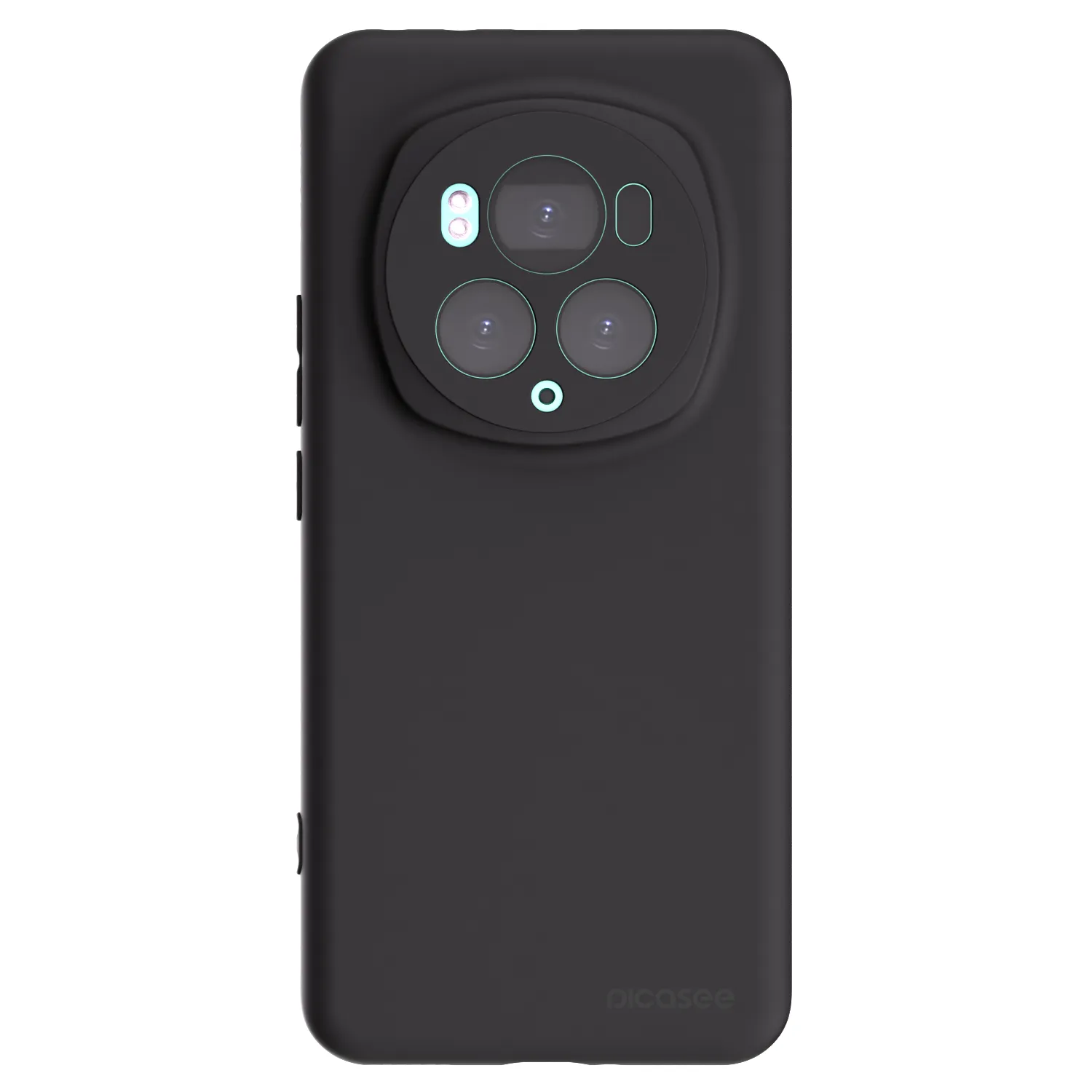 Picasee silikonski črni ovitek za Honor Magic6 Pro - Clear