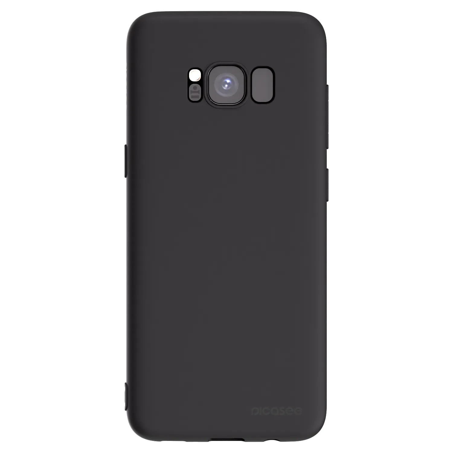Picasee silikonski črni ovitek za Samsung Galaxy S8 G950F - Clear