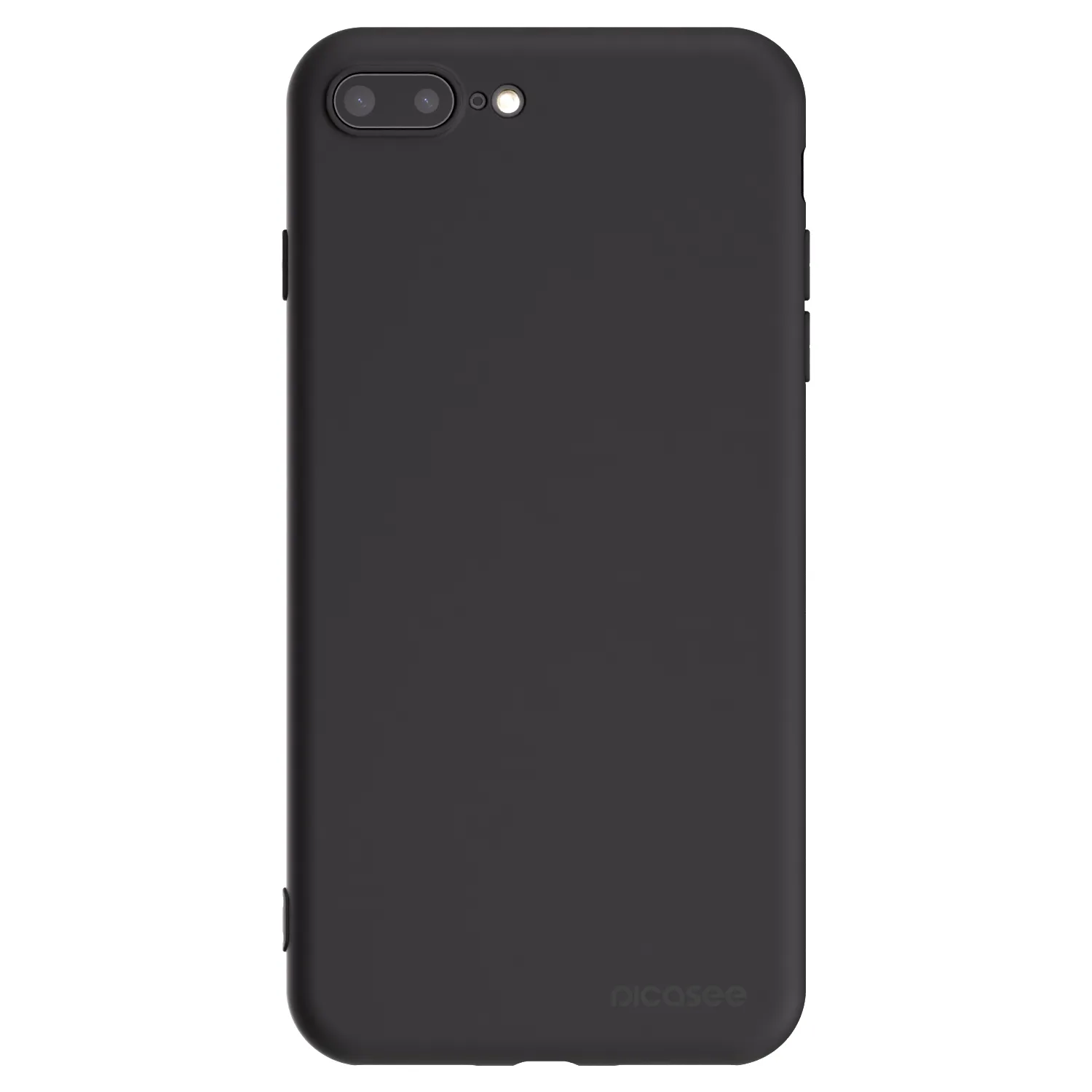 Picasee silikonski črni ovitek za Apple iPhone 7 Plus - Clear