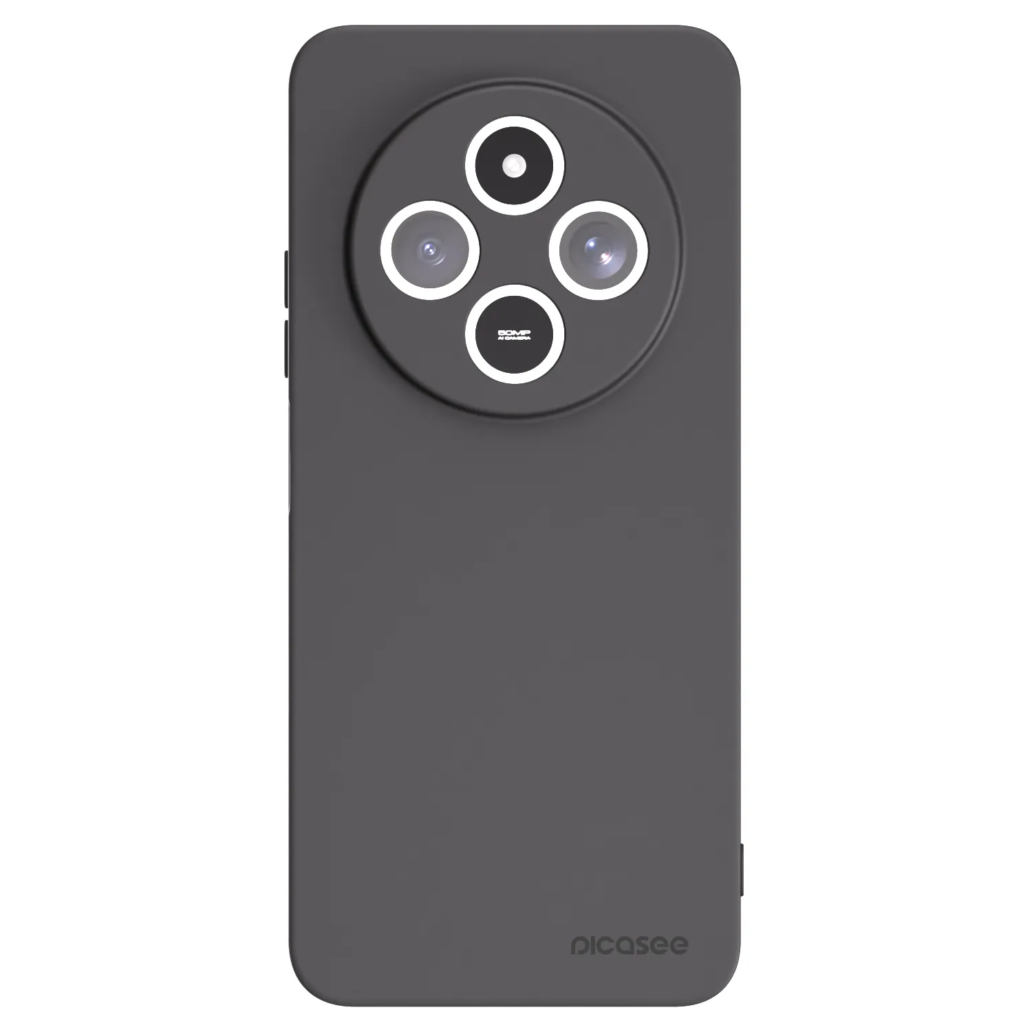 Picasee silikonski črni ovitek za Xiaomi Redmi 14C - Clear