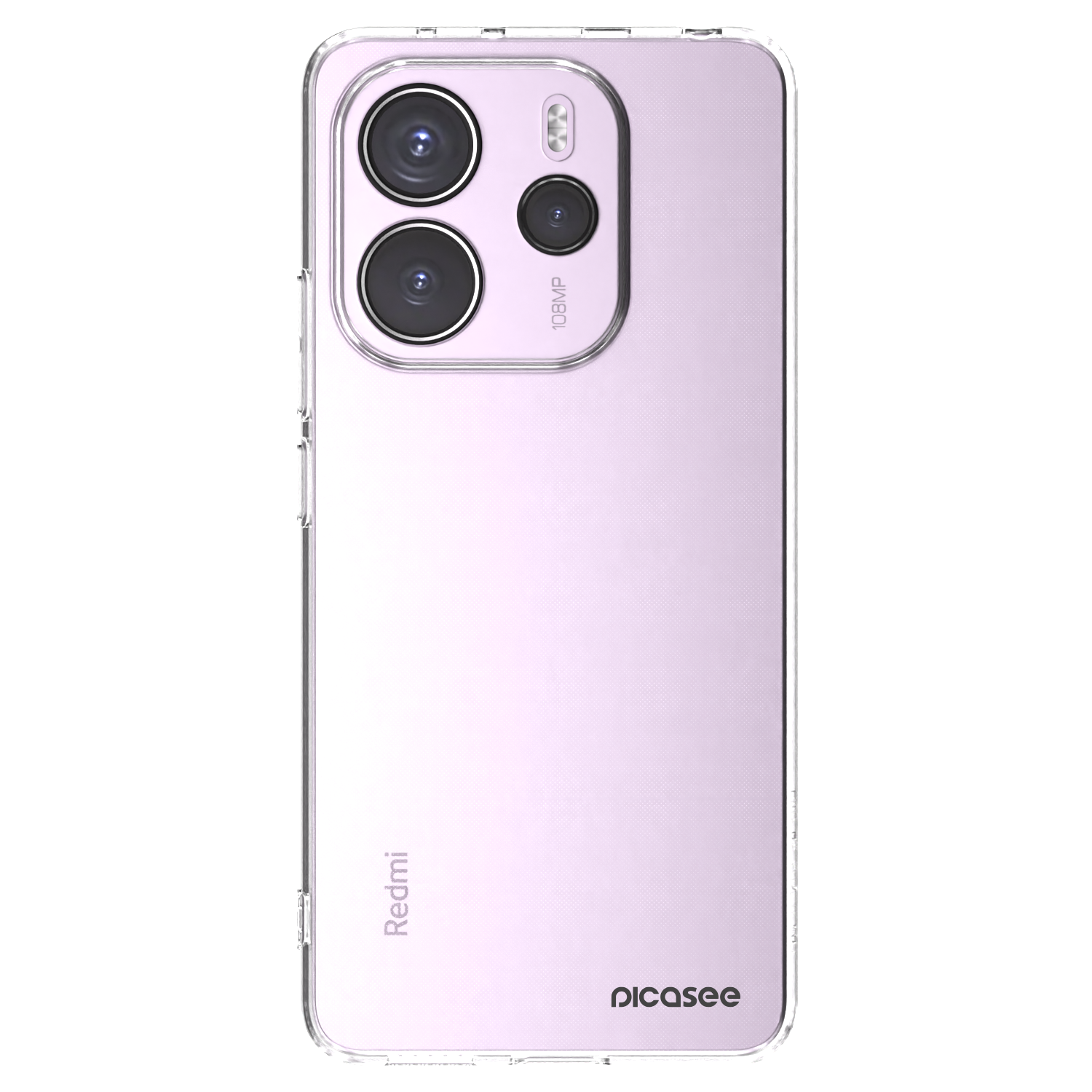 Picasee silikonski prozorni ovitek za Xiaomi Redmi Note 14 4G - Clear