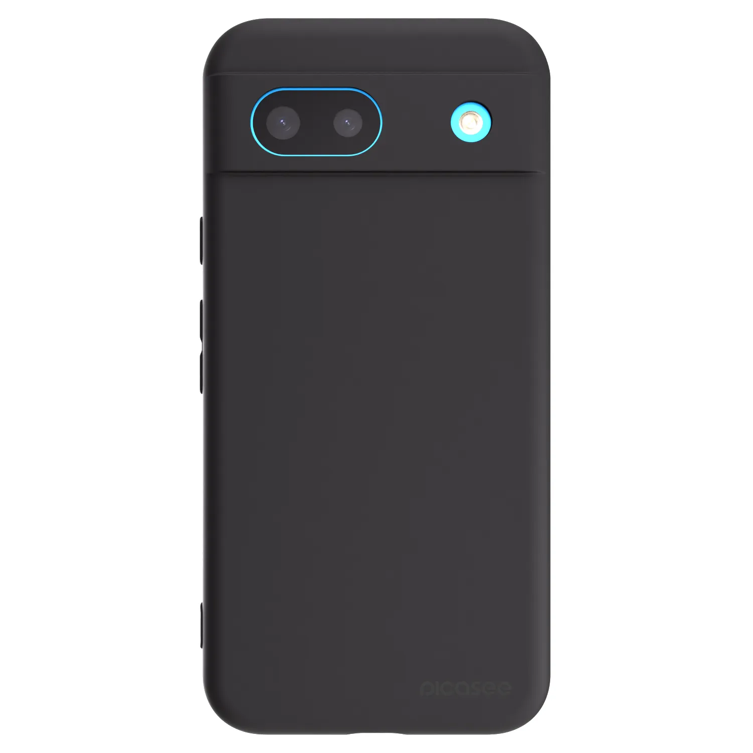 Picasee silikonski črni ovitek za Google Pixel 8 - Clear