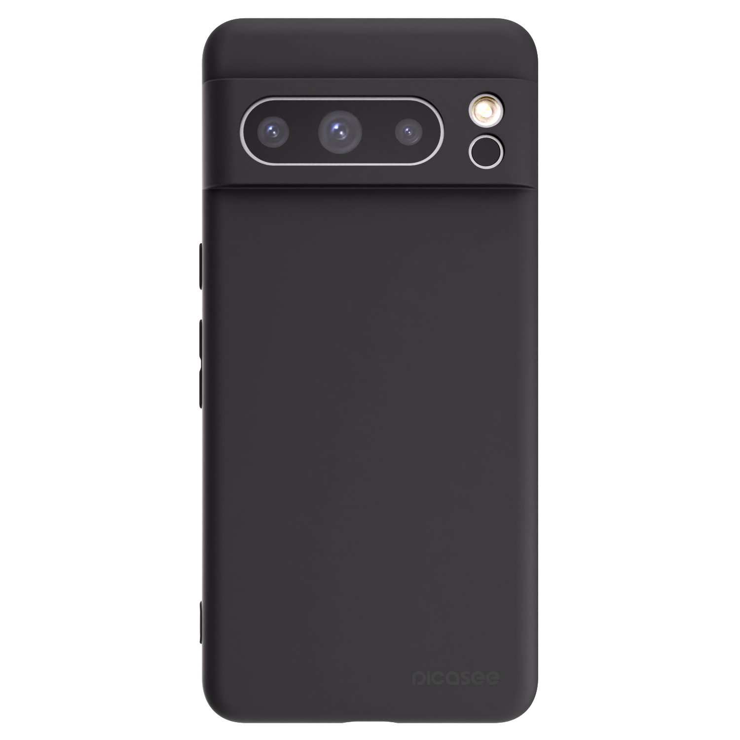 Picasee silikonski črni ovitek za Google Pixel 8 Pro - Clear