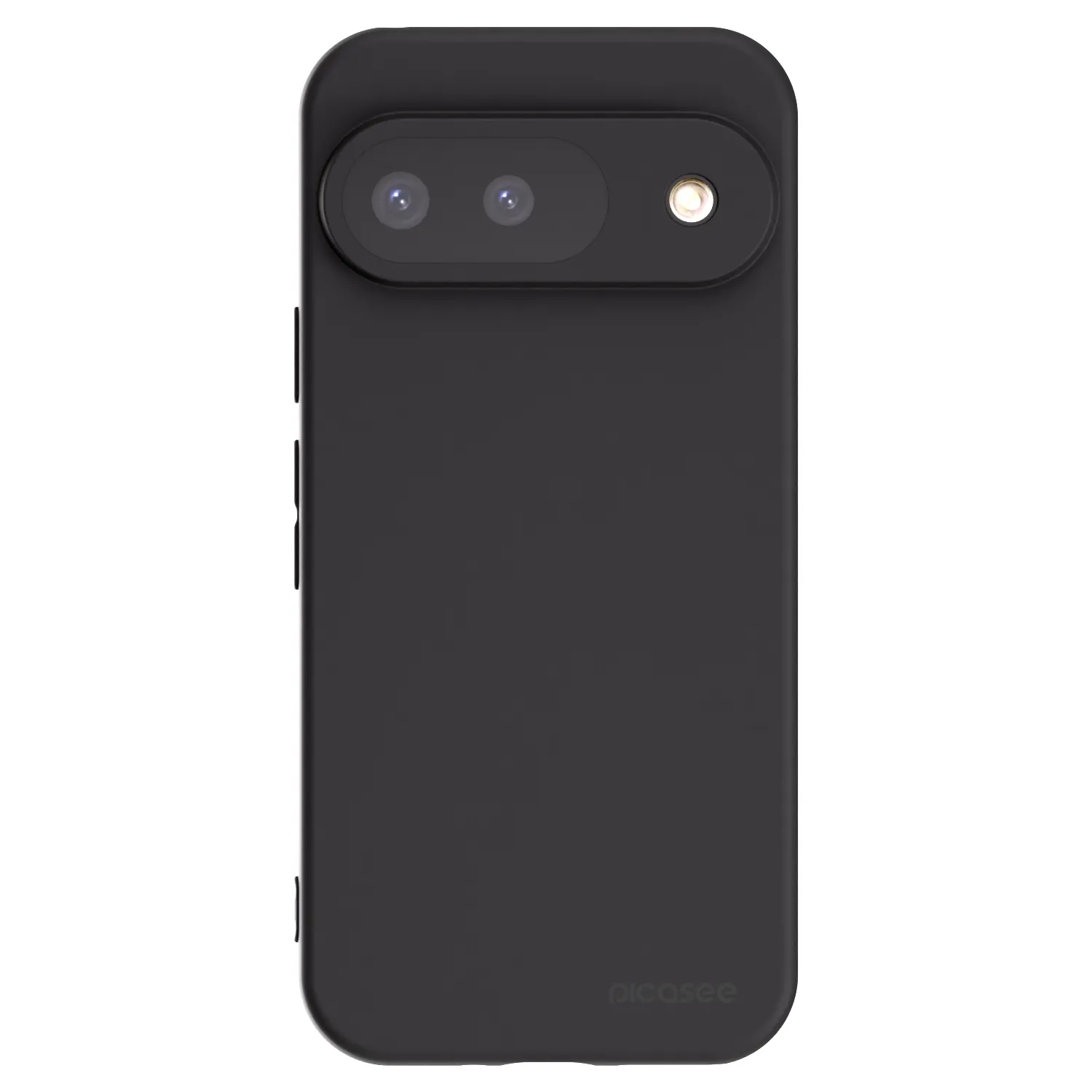 Picasee silikonski črni ovitek za Google Pixel 9 - Clear