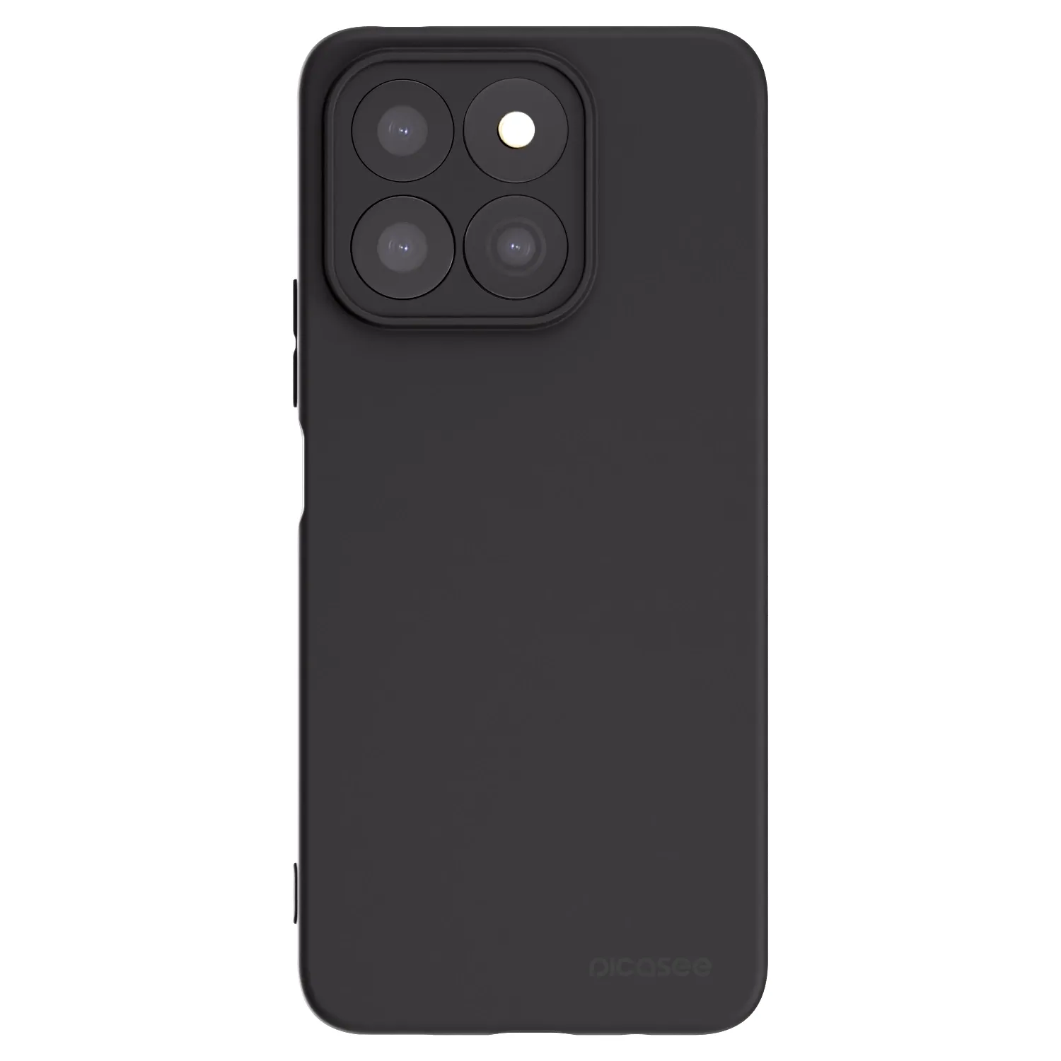 Picasee silikonski črni ovitek za Honor X8c - Clear